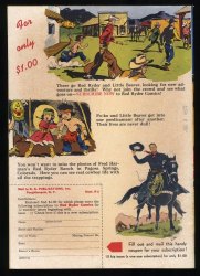 Back Cover Red Ryder Comics 85